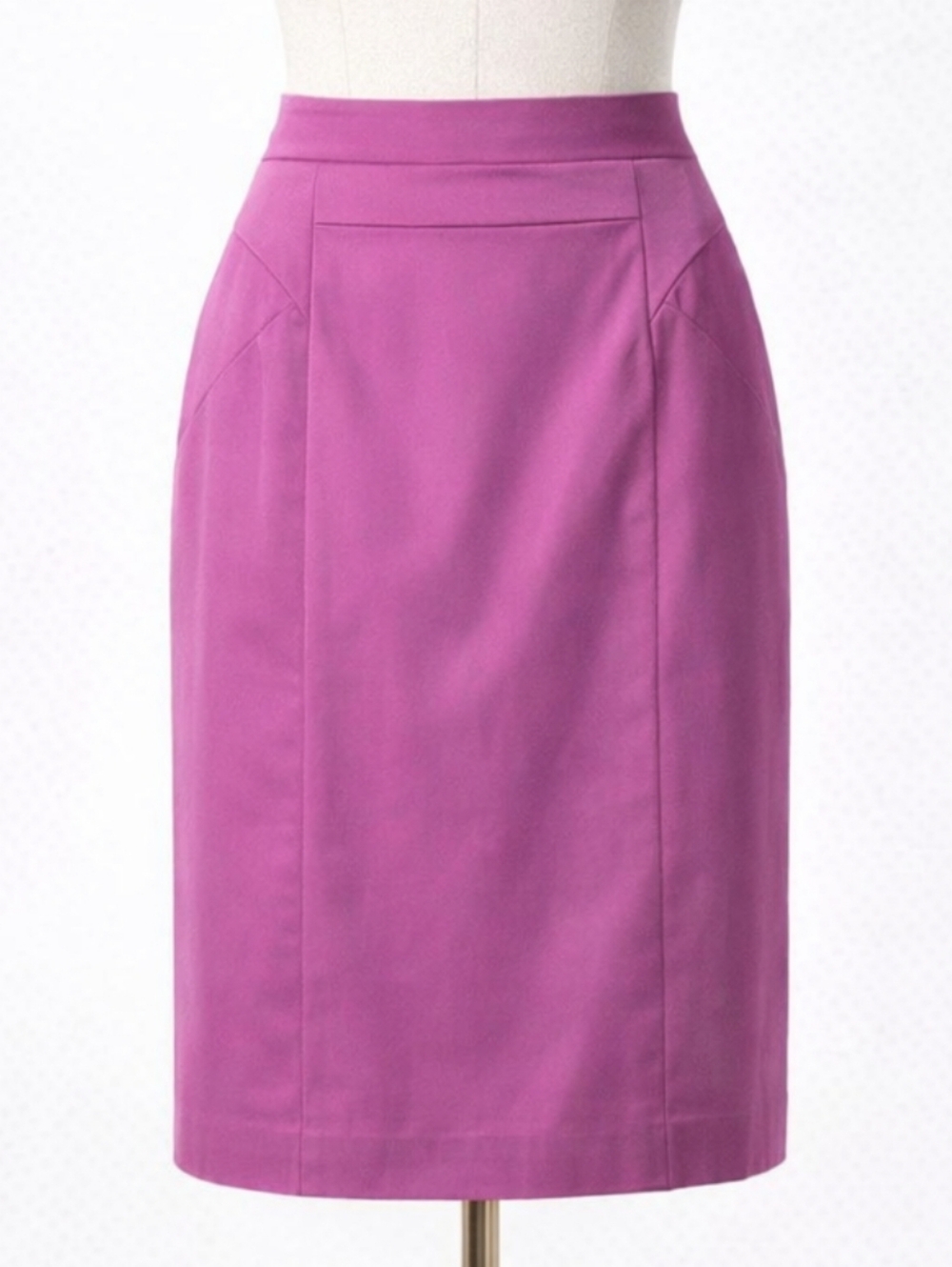 WORTHINGTON Pink Magenta Pencil Skirt Petite Minimalist Size 4P Workwear